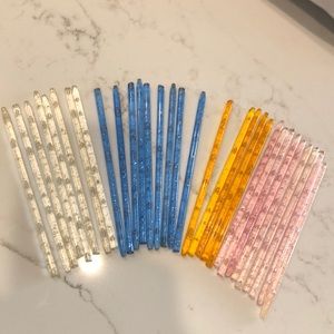 Mid century cocktail stirrers 31 piece set